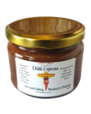 Hot and Spicy Rhubarb Chutney