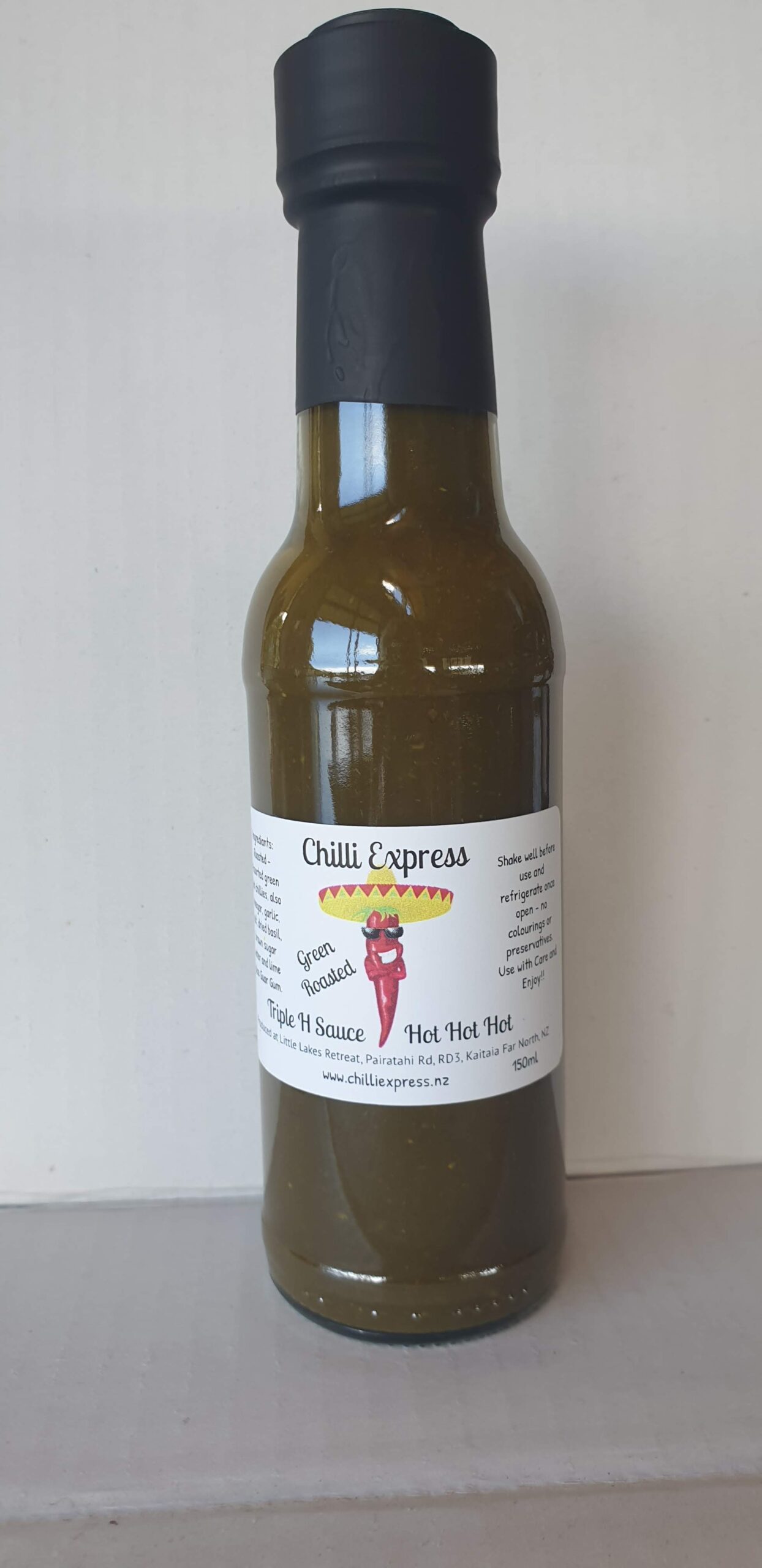 Triple Hot Green Roasted Chilli Sauce